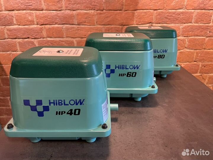 Компрессор для септика и пруда hiblow HP-60 HP-80