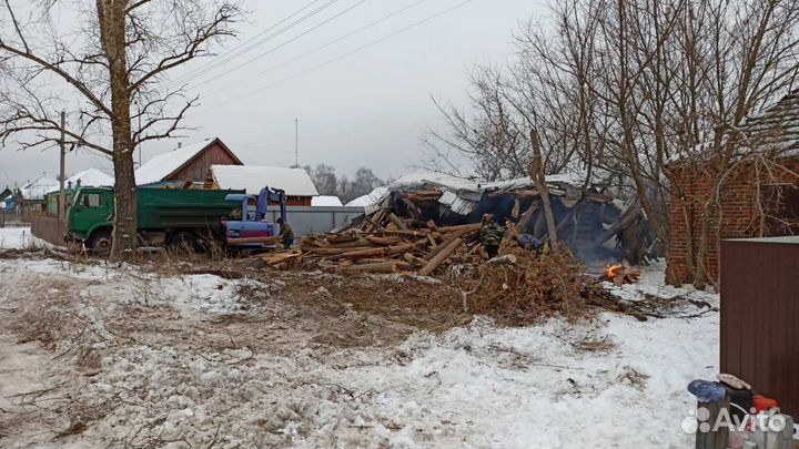 Уборка расчистка участка