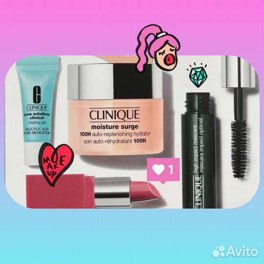 Косметика Clinique Клиник 4 миниатюры, оригинал