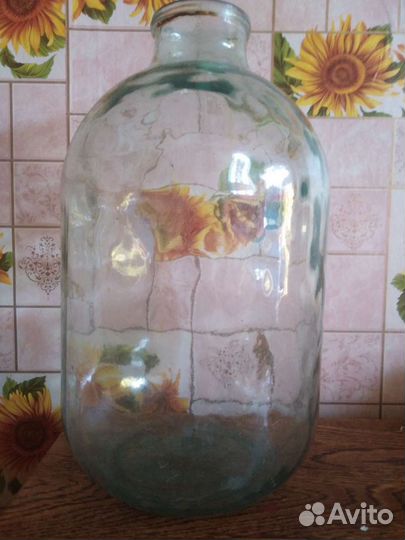 Банка 10 литров стеклянная