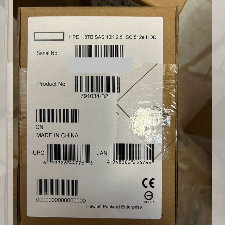 [791034-B21] Жесткий Диск Hp 1.8tb791055-001 G8 G9