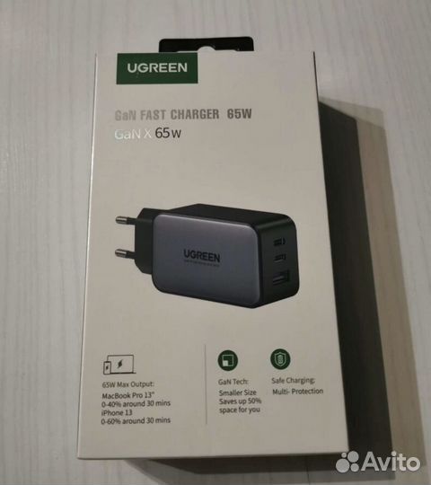 Ugreen 65w зарядка