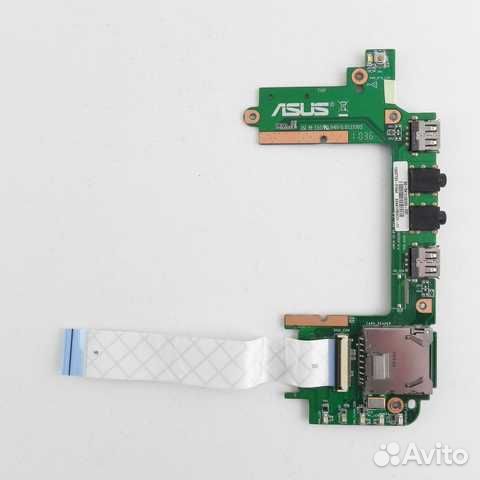 Плата USB+Audio+Cardreader с кнопкой включения для