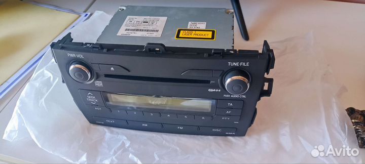 Штатная магнитола тойота королла е15