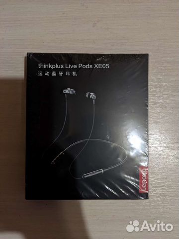Беспроводные блютуз наушники lenovo HE05 новые