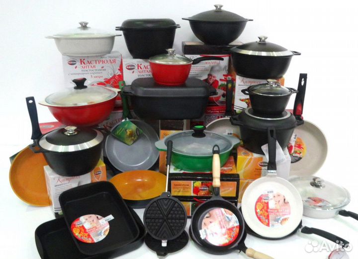 Посуда литая Кукмора с покрытием