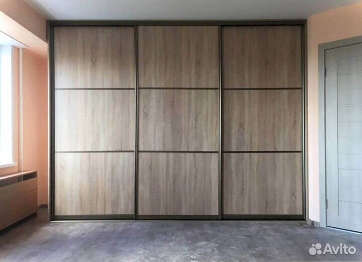 Раздвижная перегородка с матовым стеклом