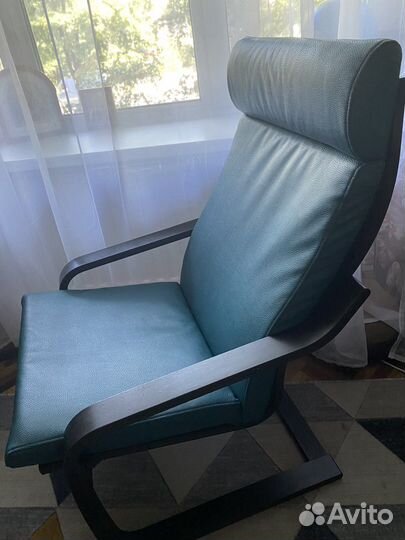 Подушка на кресло поэнг (иск. кожа)