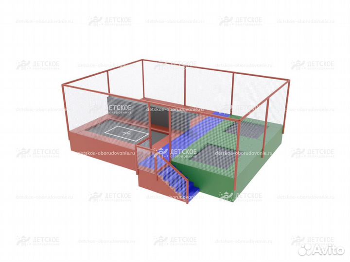 Батутная арена ба-1, детская игровая зона