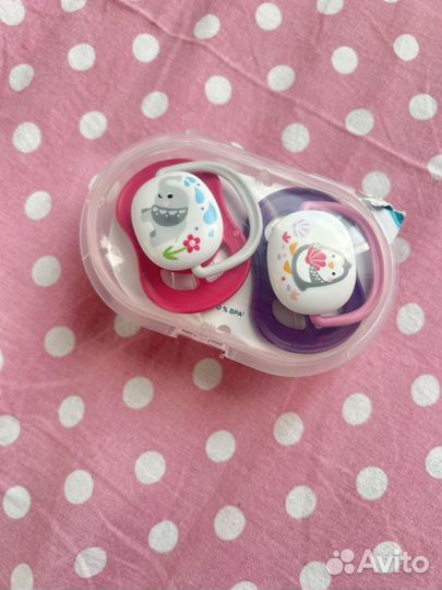 Соска пустышка avent 6-18мес новая