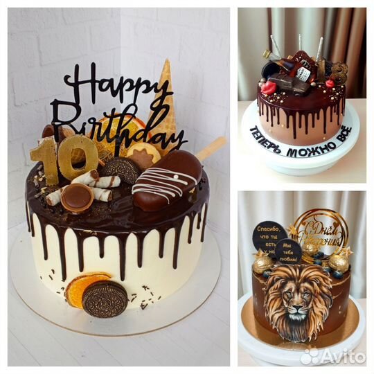 Бенто-торты, торты, трайфлы, капкейки и др