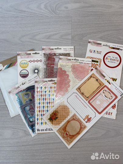 Бумага и материалы для Скраббукинга