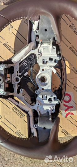 Руль кожаный коричневый Lexus RX200T / 300 / 450H