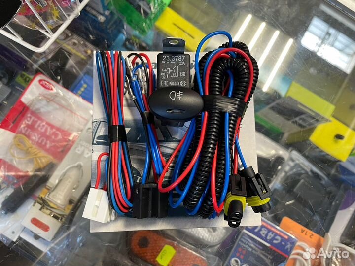 Монтажный набор подключения птф на Лада Калина 1