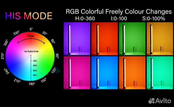 Светильник-трубка Sokani x25 rgbw LED