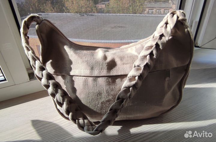 Сумка женская льняная