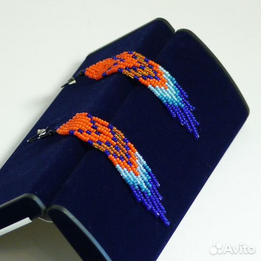 Серьги из бисера