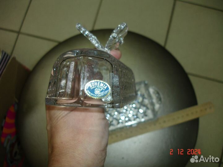 Маслёнка с бабочкой bogemia Чехия