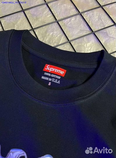 Футболка supreme FW18 liquid (ртуть) (Арт.58323)
