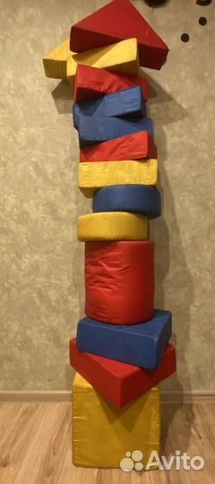 Мягкие объемные блоки-конструктор