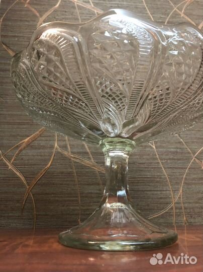 Ваза на ножке СССР для фруктов