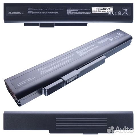 Аккумулятор для DNS / MSI A32-A15 10.8V 5200mAh 56