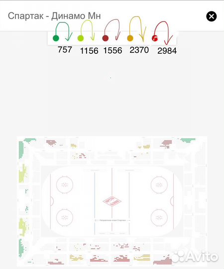 Билеты ниже номинала хк Спартак