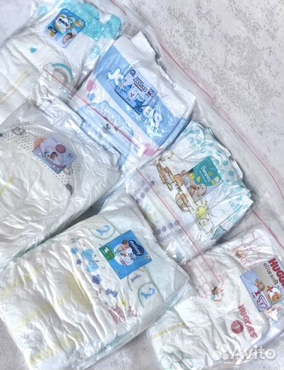 Набор подгузников для малышей 