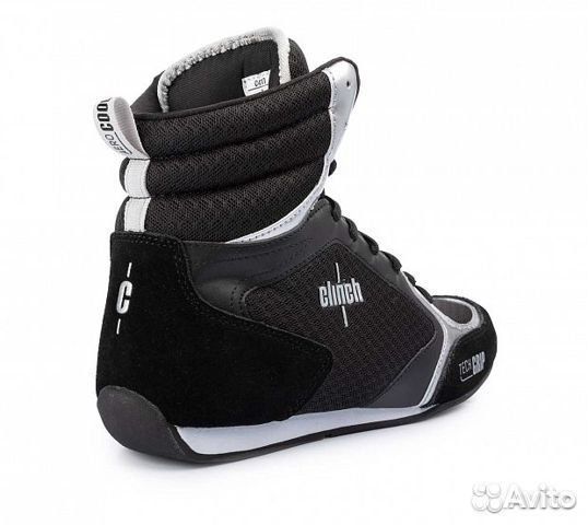 Боксерки clinch punch черно-серебристые