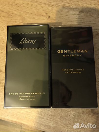 Brioni essentiel, Givenchy Gentleman privee