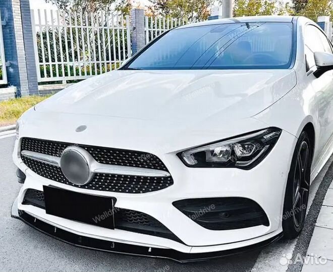 Сплиттер Mercedes CLA C117 X117 рестайлинг AMG