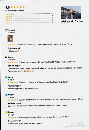 Cartier золотое кольцо Love