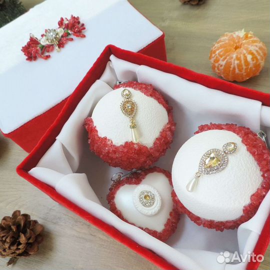 Елочные игрушки ручной работы