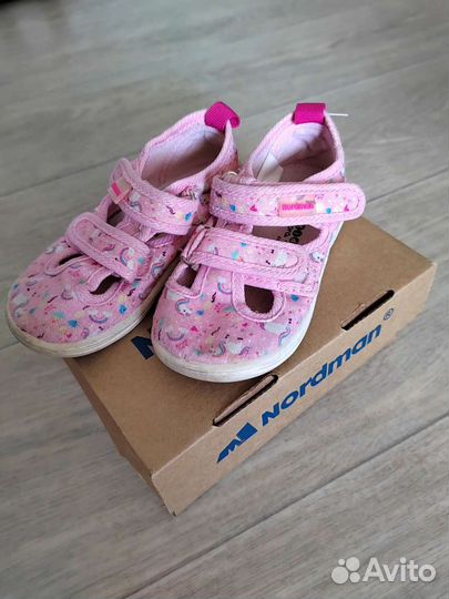 Туфли текстильные