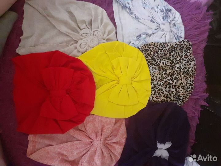 Шапка тюрбан детская