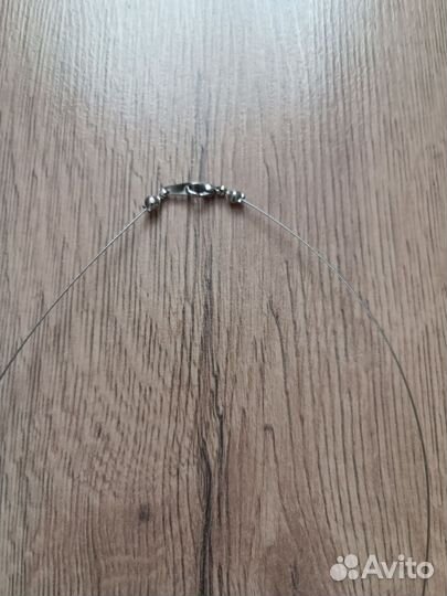 Колье бижутерия пёрышко