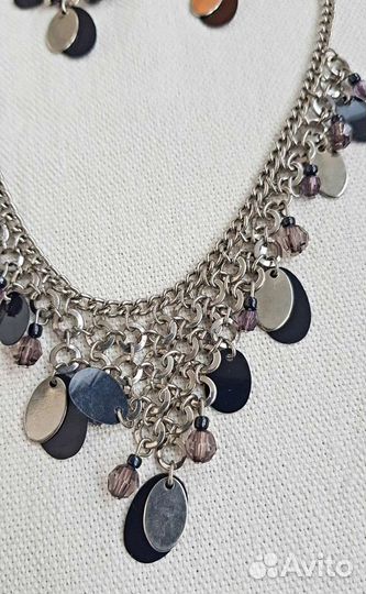 Комплект ожерелье+ сережки