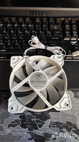 Корпусной вентилятор Cougar CR 120-W