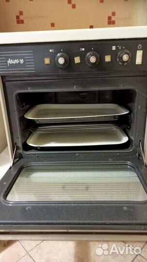 Электрическая двухконфорочная плита с духовкой