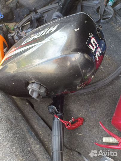 2х тактный лодочный мотор Hidea 4