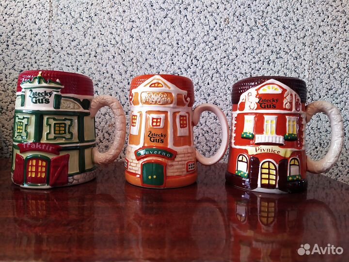 Кружки пивные (сувенирные) набор 3шт