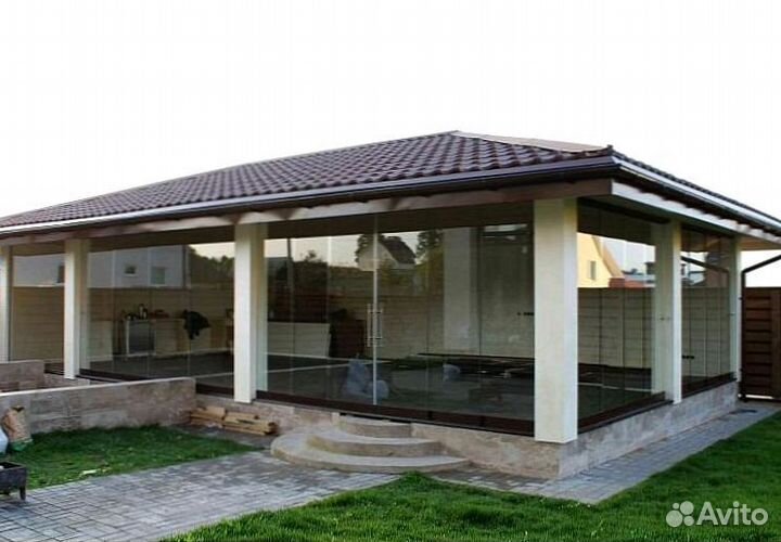 Безрамное остекление