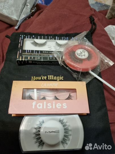 Накладные ресницы colourpop, lash pop, Mac