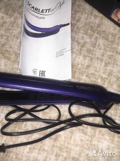 Плойка выпрямитель для волос Scarlett SC-HS 60600