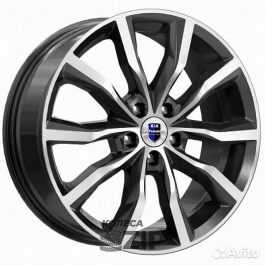 K&K Портер 7.5x18 5*108 ET33 DIA67.1 Алмаз черный