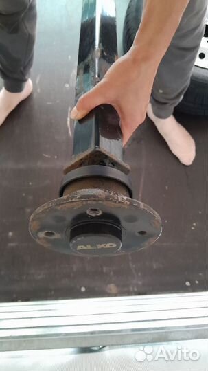 Балка ось al-ko для прицепа бу