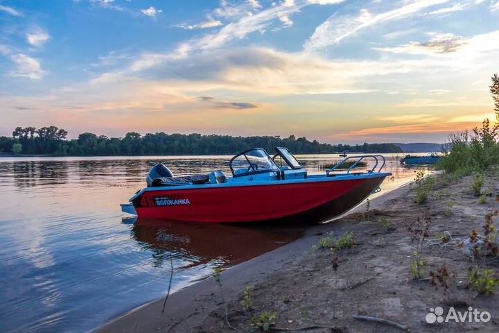 Волжанка 46 Fish+Parsun F60FEL, Новая