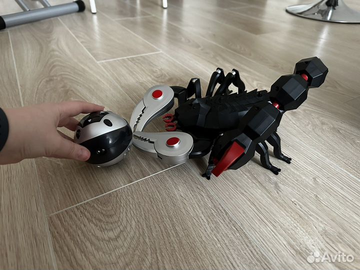 Робот скорпион на пульте