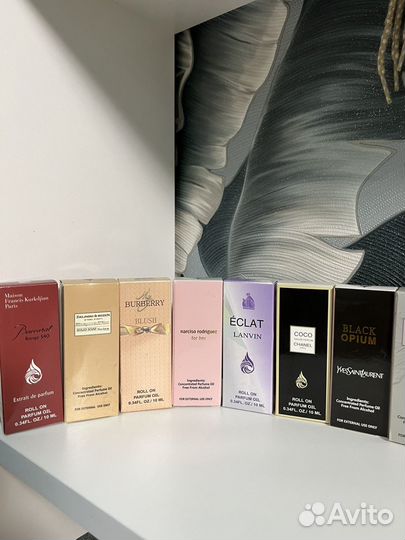 Стойкий масляный парфюм 10ml