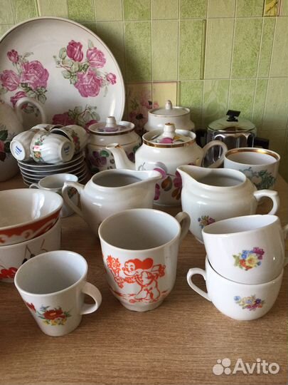 Посуда СССР фарфор